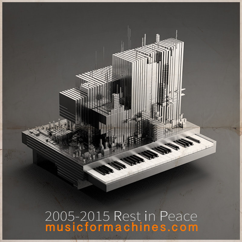 musicformachines.com 2005–2015 R.I.P. compilation album cover