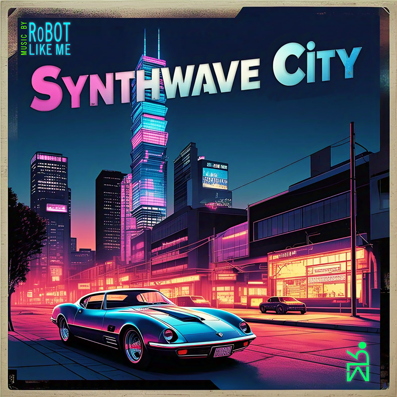 RoBOT LIKE ME — Synthwave City album cover